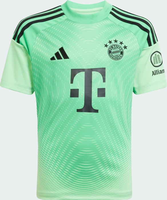 adidas FC Bayern München 2025/2026 Torwarttrikot kurzarm Glory mint (Junior)