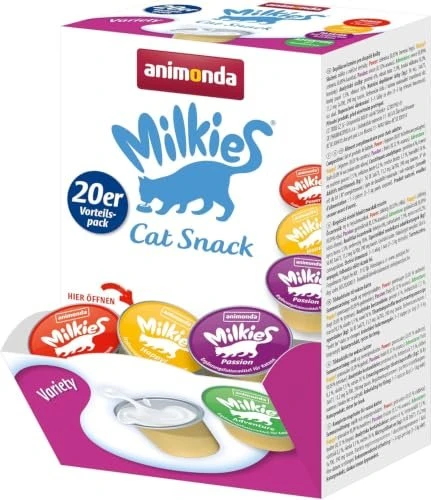 animonda Milkies Cat Snack Variety, 300g (20x 15g)