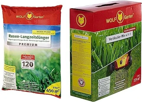 Wolf-Garten LE-450 120-Tage Rasendünger Premium, 2kg