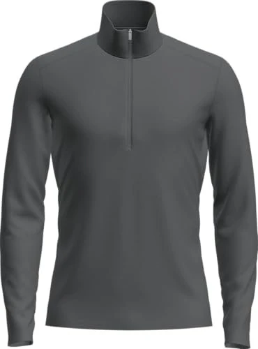 Icebreaker Merino 200 Oasis Crewe Funktionsshirt langarm gritstone heather (Herren)