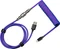 Cooler Master Coiled Cable USB-C auf USB-A, Tastaturkabel (Spiral-Textilkabel), 1.5m, Thunderstorm Blue/Purple Vorschaubild