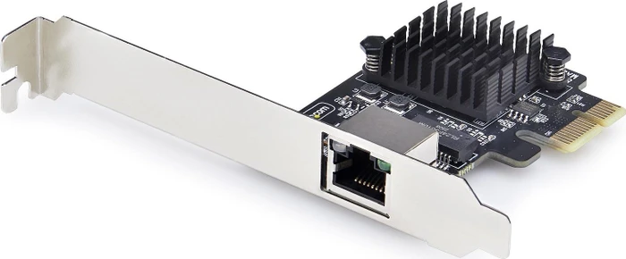 StarTech.com 1-Port 5G Gigabit PCIe Network Adapter Card TAA Compliant Netzwerkadapter PCI Express 3.1 x1 Low-Profile 5 GBase-T x 1 Schwarz TAA-konform (PR15GR-NETWORK-CARD) Image