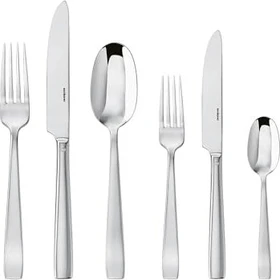 Sambonet Flat Edelstahl 18/10 Monoblock Besteck-Set, 36-tlg.