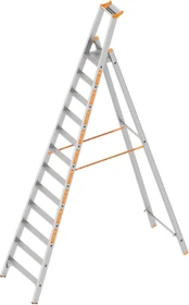 Layher Topic 1064 Alu Haushaltsleiter, 12 Stufen