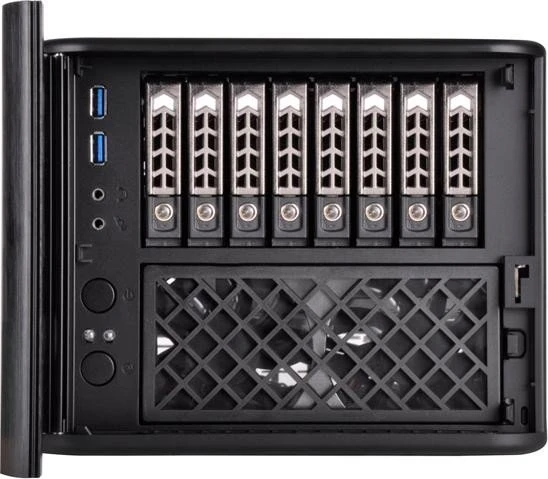 SilverStone Case Storage CS280, schwarz, Mini-ITX
