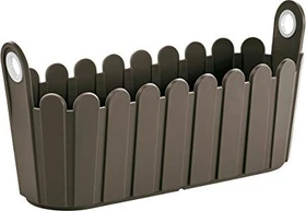 Emsa Landhaus Jardiniere oval 39x15cm rauchbraun
