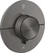 Hansgrohe Axor ShowerSelect ID rund Thermostat für 2 Verbraucher brushed black chrome Vorschaubild