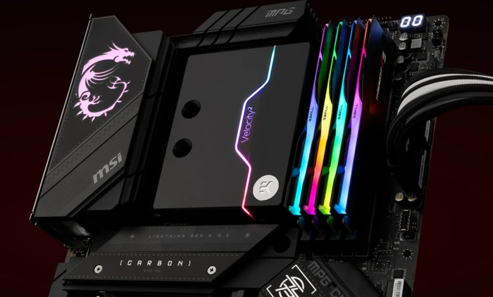 EK Water Blocks Quantum Line EK-Quantum Velocity² D-RGB, AM5, Nickel Acetal