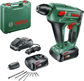 Bosch DIY Uneo Maxx Akku-Bohrhammer inkl. Koffer + 2 Akkus 2.5Ah + Zubehör
