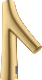 Hansgrohe Axor Starck Organic elektrische Waschbeckenarmatur mit Temperaturvoreinstellung und Netzanschluss brushed gold optic