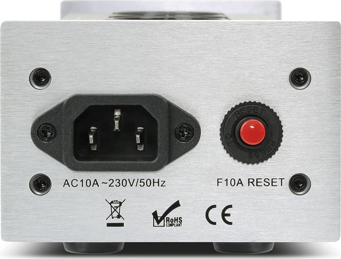 Dynavox HiFi-Steckdosenleiste X1000, 4-fach, 1.5m, silber/schwarz