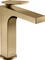Hansgrohe Axor Citterio 160 Waschbeckenarmatur mit Hebelgriff Ablauffernbedienung und Rautenschliff polished bronze Vorschaubild