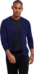 Falke Basic Apparel Cardigan V-Ausschnitt Strickjacke space blue (Herren)