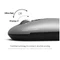 Port Designs Pure Mac Bluetooth Rechargeable Mouse, hellgrau/schwarz, Bluetooth Vorschaubild