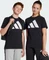 adidas Essentials T-Shirt kurzarm schwarz/weiß (Junior) Vorschaubild