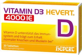 Vitamin D3 Hevert 4000 I.E. Tabletten, 20 Stück