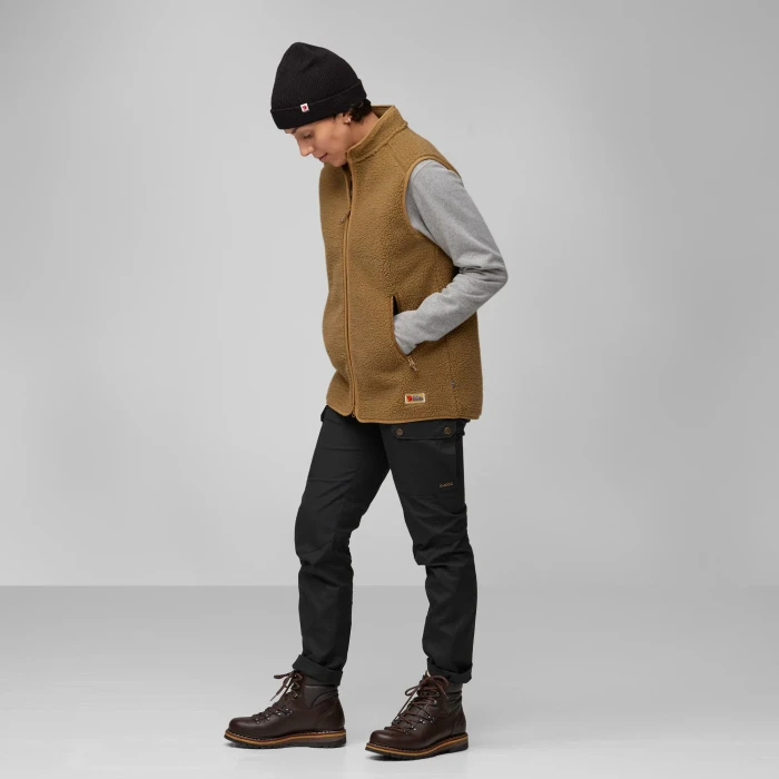 Fjällräven Vardag Pile Fleece Funktionsweste buckwheat brown (Damen)