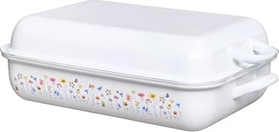Riess Sonderdekor Flora Bratpfanne mit Deckel 37x26cm