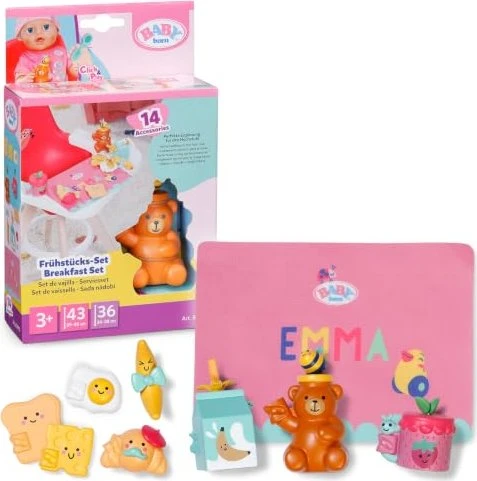 Zapf creation BABY born Zubehör - Click & Play Frühstücksset