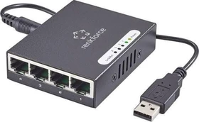 Renkforce Desktop Gigabit Switch, 4x RJ-45 (1423415)
