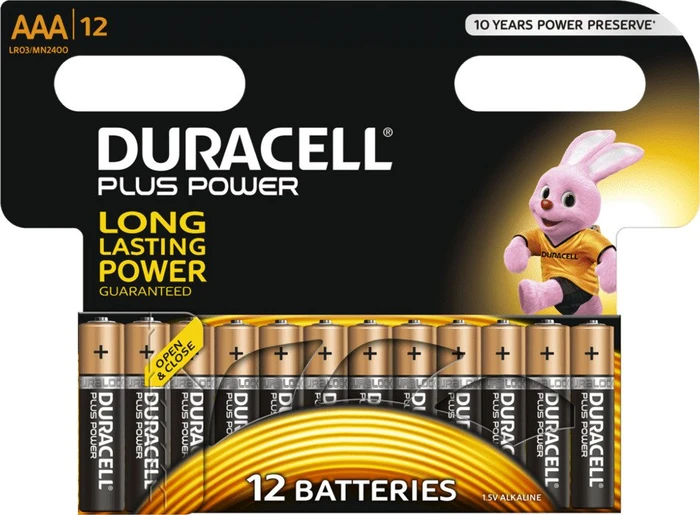 Duracell Plus Power Micro AAA, 12er-Pack