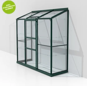 Vitavia Ida 1300 ESG 3mm Anlehngewächshaus smaragd