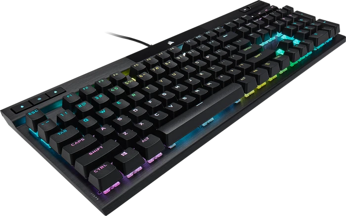 Corsair Gaming K70 RGB PRO, MX SPEED RGB Silver, USB, DE
