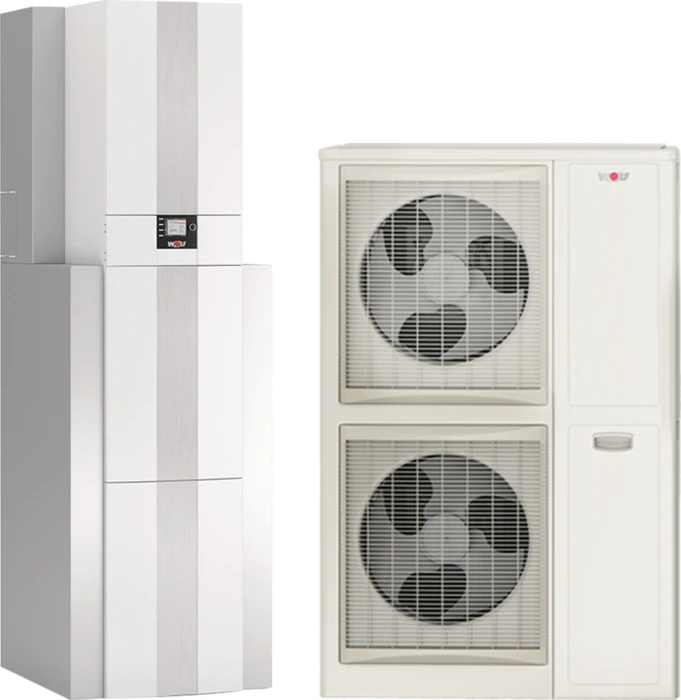 Wolf Luft-/Wasser-Wärmepumpe CHC-10/200, 10kW