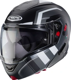 Caberg Horus X Road matt schwarz/grau/weiß