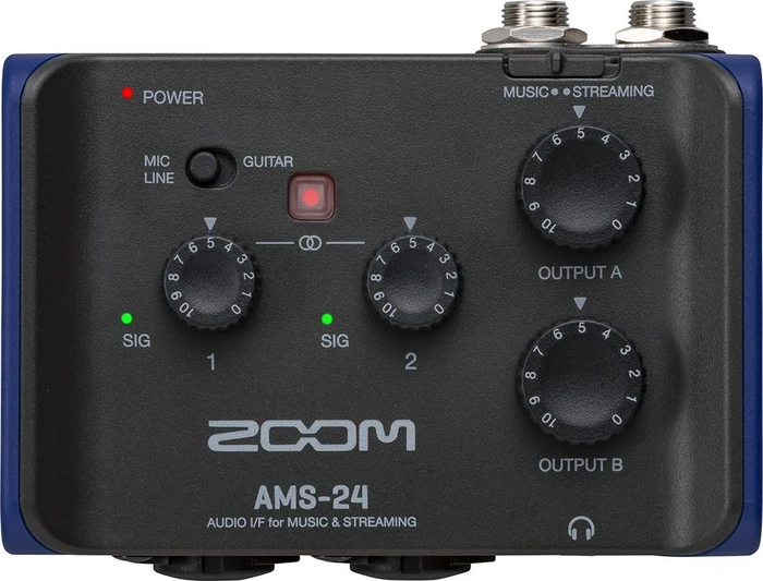 Zoom AMS-24 Audio Interface für Musik & Streaming