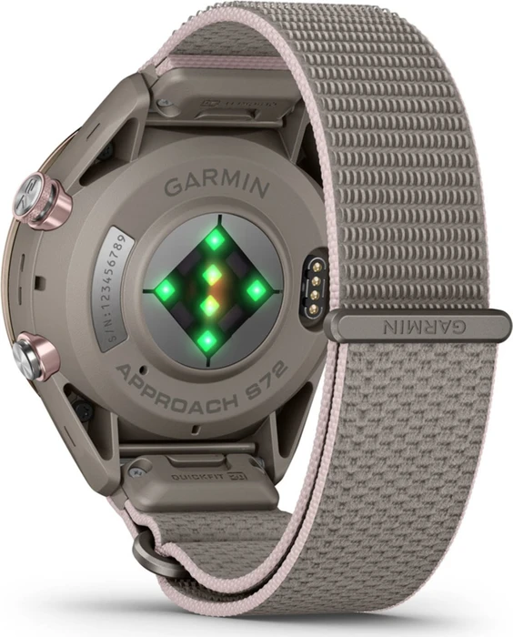 Garmin Approach S72 43mm soft gold-blush pink titanium/french grey-blush pink