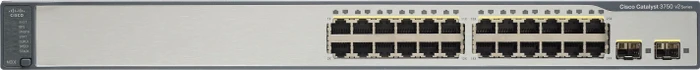 Cisco Catalyst 3750 V2 IP Base Rackmount Managed Stacking Switch, 24x RJ-45, 2x SFP