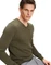 Falke Basic Apparel V-Ausschnitt Pullover wood mel. (Herren) Vorschaubild