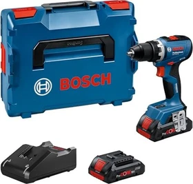 Bosch Professional GSR 18V-65 Akku-Bohrschrauber inkl. L-Boxx + 2 Akkus 4.0Ah
