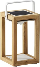 Best Freizeitmöbel BEST-Light Solar-Gartenleuchte weiß/teak