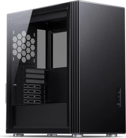 Jonsbo U6 Black, schwarz, Glasfenster