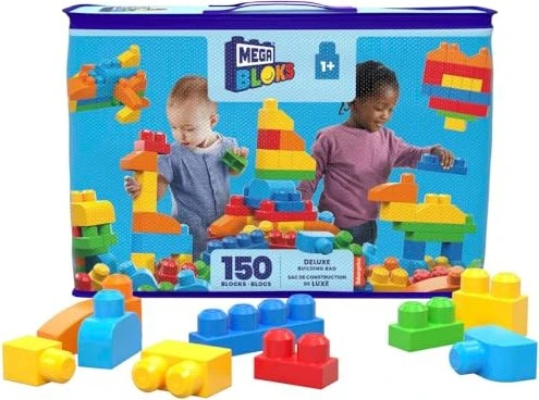 Mattel Mega Bloks Fisher-Price First Builders Deluxe-Aufbaubeutel