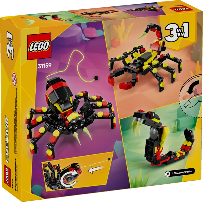 LEGO Creator 3in1 - Wilde Tiere: Überraschungsspinne
