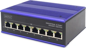 Digitus Professional DN-65 Industrial Railmount Gigabit Switch, 8x RJ-45 (DN-651119)