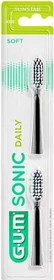 Sunstar Gum Sonic Daily Ersatzbürste schwarz, 2 Stück