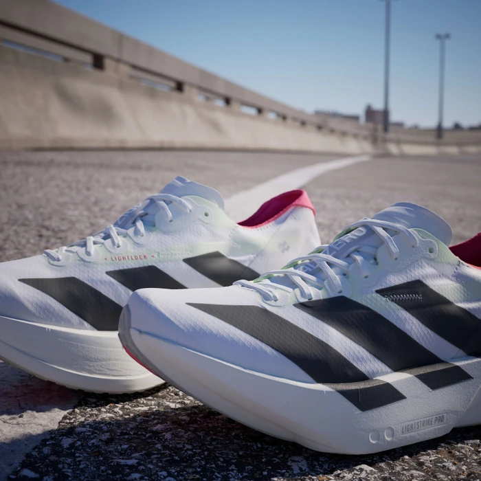 adidas Adizero Adios Pro 4 cloud white/core black/silver metallic