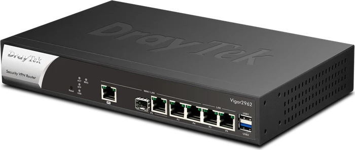 DrayTek Vigor 2962 Gigabit Router, 5x RJ-45, 1x RJ-45/SFP