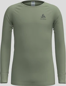 Odlo Active Warm Eco Funktionsshirt langarm matte green (Junior)