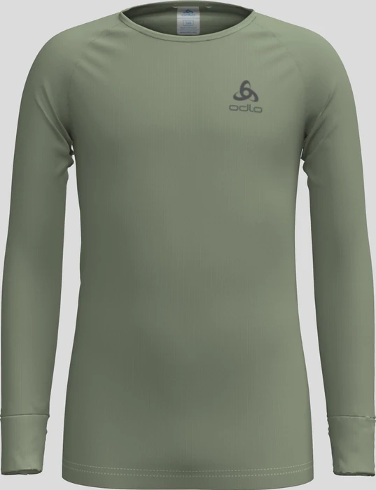 Odlo Active Warm Eco Funktionsshirt langarm matte green (Junior)