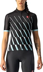Castelli Pendio Trikot kurzarm light black/sky light white (Damen)
