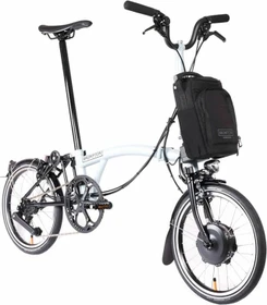 Brompton Electric P-Line Urban Mid lunar ice