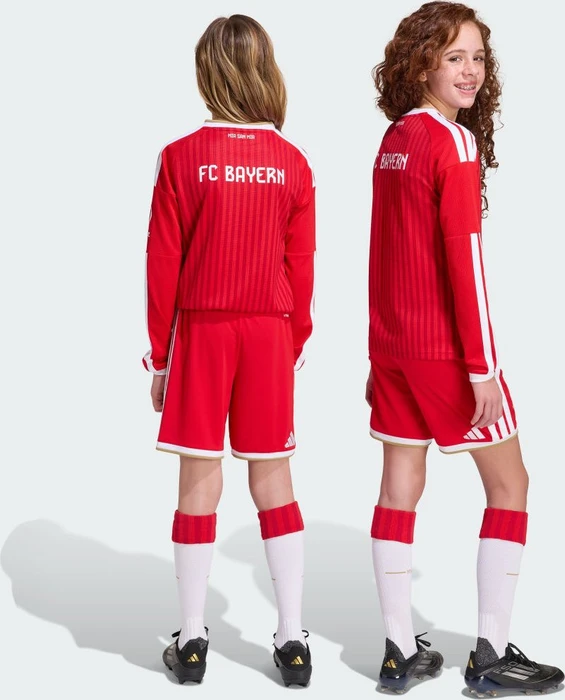 adidas FC Bayern München 2026/2027 Heimtrikot langarm (Junior)