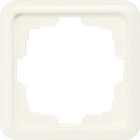 Siemens DELTA profil Rahmen 80x80mm 1-Fach ausgeschnitten, titanweiß