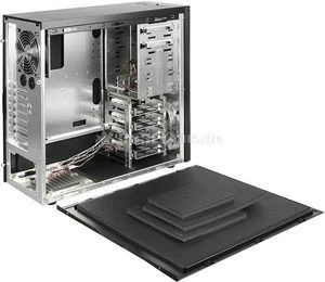 Lian Li PC-60FNB schwarz, schallgedämmt