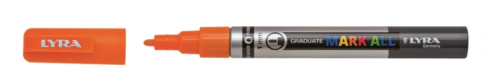 Lyra Graduate Mark All Permanentmarker 1mm orange